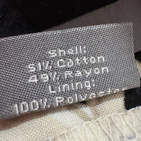 Ann Taylor Women’s Tan, Cream, Black Floral A-Line Zippered Skirt Size 6 Midi - Picture 10 of 10